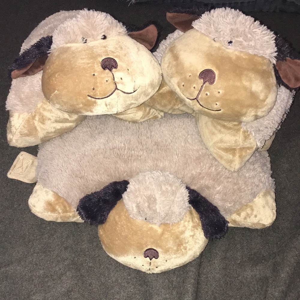 SET OF 3 PILLOW PETS, Signature pillow puppy, anti-anxiety